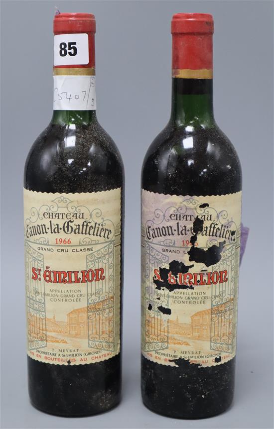 Two bottles of St Emilion, 1966